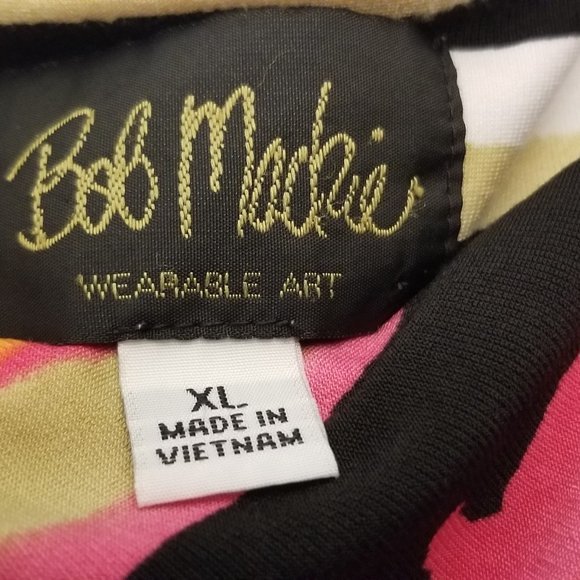 BOB MACKIE WEARABLE ART LONG DRESS - Picture 9 of 9